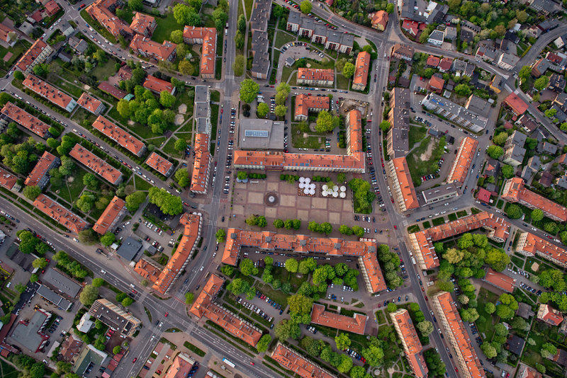Tychy aerial view